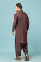 D-BROWN-BLENDED-SHALWAR SUIT - (GSSW23-076)