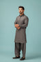 CHARCOAL-BLENDED-SHALWAR SUIT - (GSSW23-077)