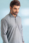 E-BLUE-BLENDED-SHALWAR SUIT - (GSSW23-079)