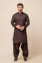 D-BROWN-BLENDED-SHALWAR SUIT - (GSSW23-083)