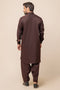 D-BROWN-BLENDED-SHALWAR SUIT - (GSSW23-083)