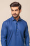 D-BLUE-BLENDED-SHALWAR SUIT - (GSSW23-086)