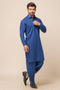 D-BLUE-BLENDED-SHALWAR SUIT - (GSSW23-086)