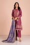 PURPLE-JACQUARD-3 PIECE (HBN233P04)