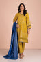 MUSTARD-JACQUARD-3 PIECE (HBN233P08)