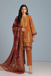 BROWN-JACQUARD-3 PIECE (HBN233P14A)