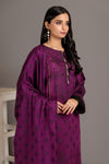 PURPLE-JACQUARD-3 PIECE (JAS233P01)