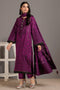 PURPLE-JACQUARD-3 PIECE (JAS233P01)