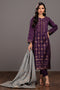 D-PURPLE-JACQUARD-3 PIECE (JAS233P02)