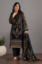 BLACK-JACQUARD-3 PIECE (JAS233P08)