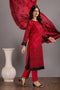 RED-JACQUARD-3 PIECE (JAS233P11)