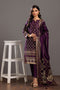 PURPLE-JACQUARD-3 PIECE (JAS233P14)