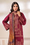 MAROON-JACQUARD-3 PIECE (JAS233P23)