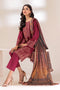 MAROON-JACQUARD-3 PIECE (JAS233P23)