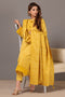 MUSTARD-JACQUARD-3 PIECE (JRS233P06)