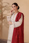 WHITE-JACQUARD-3 PIECE (JRS233P08)