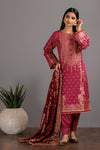 PINK-JACQUARD-3 PIECE (JSS233P01)