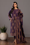 PURPLE-JACQUARD-3 PIECE (JSS233P08)