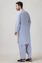 W-GREY-BLENDED-KURTA SHALWAR - (KSRB23-003)