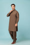 UMBER-COTTON-KURTA SHALWAR - (KSRB23-014)