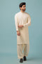 O-WHITE-BLENDED-KURTA SHALWAR - (KSRB23-028)