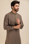 OLIVE-BLENDED-KURTA SHALWAR - (KSRB23-029)