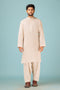 W-CREAM-BLENDED-KURTA SHALWAR - (KSRB23-034)