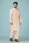 W-CREAM-BLENDED-KURTA SHALWAR - (KSRB23-034)