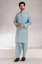 SKY-COTTON-KURTA SHALWAR  (KSRS23-011)