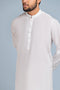 EG-WHITE-BLENDED-KURTA SHALWAR (KSRS23-030)