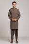 O-GREEN-BLENDED-KURTA SHALWAR (KSRS23-031)