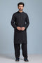 BLACK-BLENDED-KURTA SHALWAR (KSRS23-040)