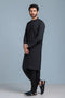 BLACK-BLENDED-KURTA SHALWAR (KSRS23-040)