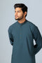 D-GREEN-BLENED-KURTA SHALWAR (KSRS23-067)