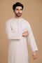 ASH-WHITE-BLENDED-KURTA SHALWAR- (KSRS23-073)