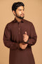 CHOCLAT-BLENDED-KURTA SHALWAR- (KSRS23-079)