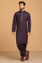 C-GRAPE-BLENDED-KURTA SHALWAR- (KSRS23-086)