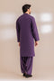 P-PURPLE-BLENDED-KURTA SHALWAR - (KSRS23-099)