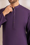 P-PURPLE-BLENDED-KURTA SHALWAR - (KSRS23-099)