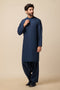 N-BLUE-BLENDED-KURTA SHALWAR - (KSRS23-104)