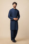 N-BLUE-BLENDED-KURTA SHALWAR - (KSRS23-104)