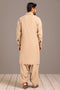 CAMEL-BLENDED-KURTA SHALWAR- (KSRS23-089)