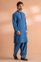 U-BLUE-BLENDED-KURTA SHALWAR - (KSRS24-002)