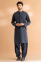 NAVY-BLENDED-KURTA SHALWAR - (KSRS24-009)