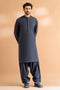 NAVY-BLENDED-KURTA SHALWAR - (KSRS24-009)