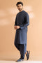 NAVY-BLENDED-KURTA SHALWAR - (KSRS24-009)