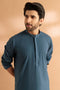 COBALT-BLENDED-KURTA SHALWAR - (KSRS24-022)