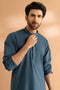 COBALT-BLENDED-KURTA SHALWAR - (KSRS24-022)