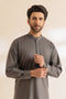 C-GREY-COTTON-KURTA SHALWAR - (KSRS24-024)