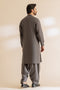 C-GREY-COTTON-KURTA SHALWAR - (KSRS24-024)